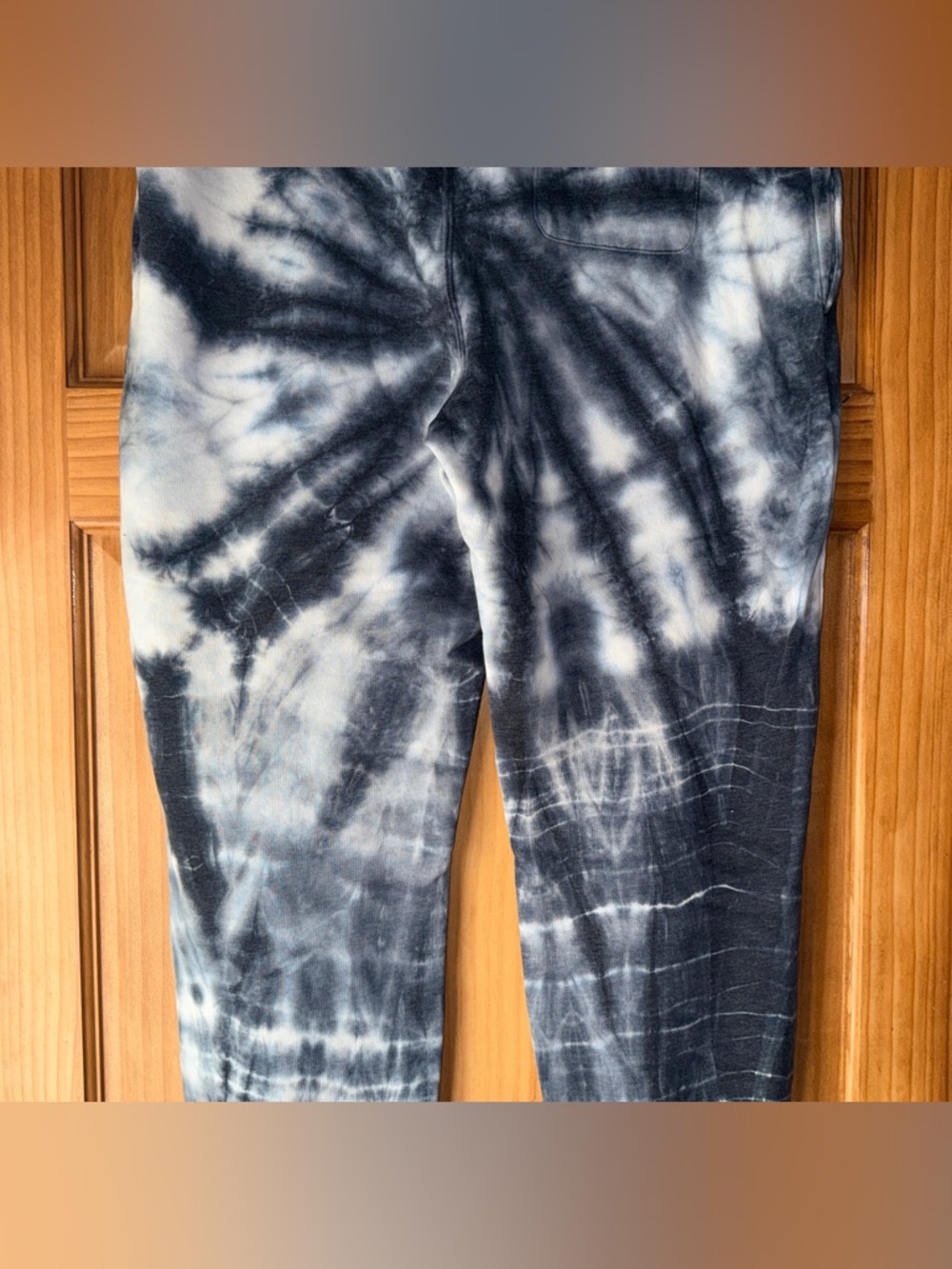 True Craft Men’s Bluish-Gray & White Tie-Dye Jogger Sweat Pants-L-EC - Picture 9 of 11